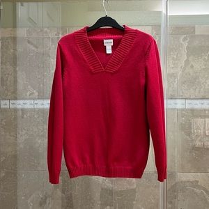 Chico’s Red Sweater   Size 1 (6-8)
